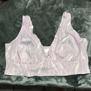 Auden bralette. Pretty purple design. New!